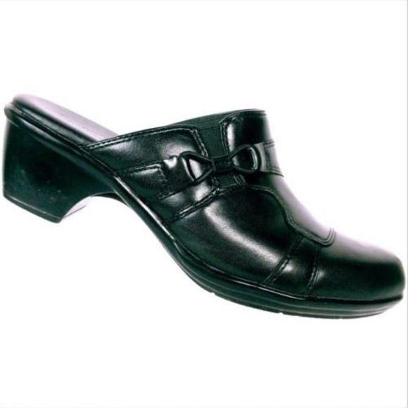 clarks leather clogs womens shoes